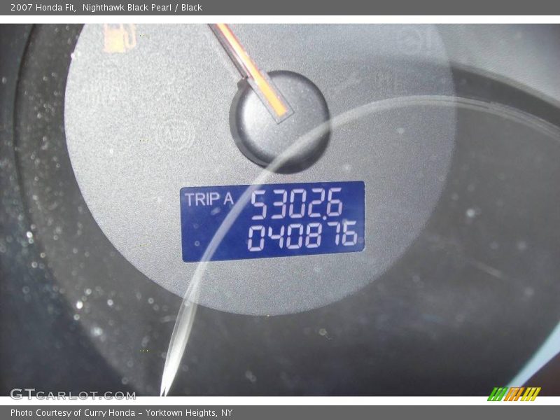 Nighthawk Black Pearl / Black 2007 Honda Fit