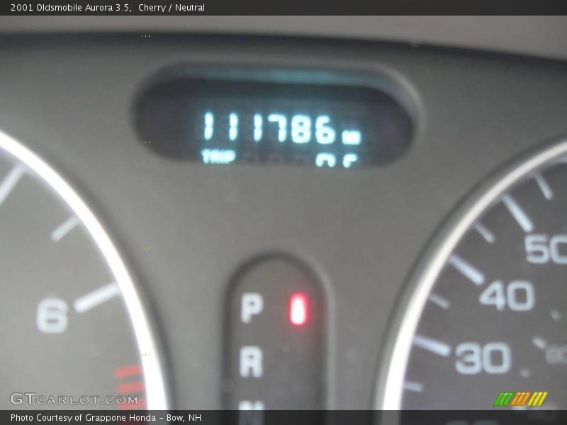 Cherry / Neutral 2001 Oldsmobile Aurora 3.5