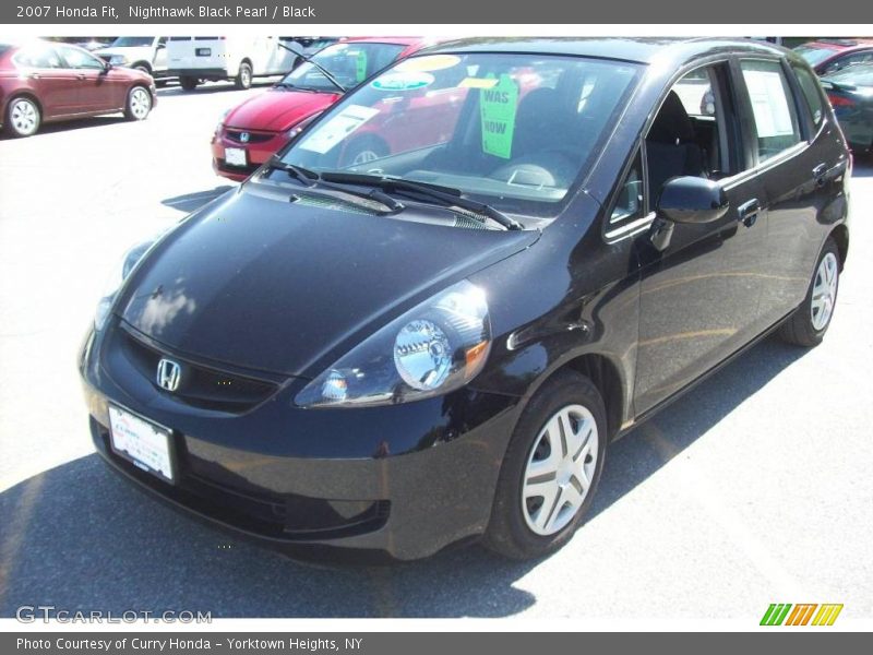 Nighthawk Black Pearl / Black 2007 Honda Fit
