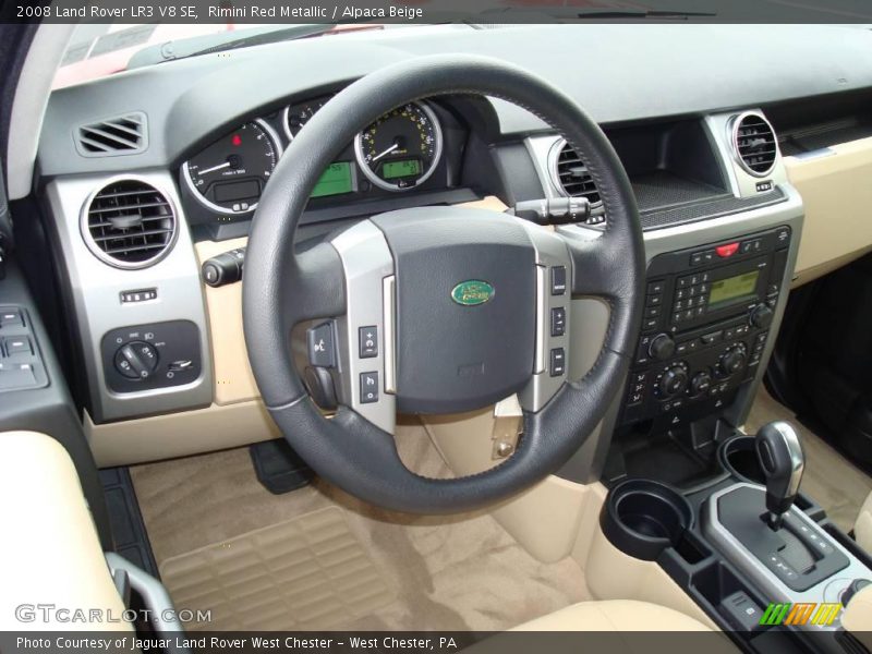 Rimini Red Metallic / Alpaca Beige 2008 Land Rover LR3 V8 SE
