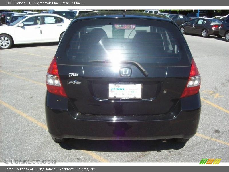 Nighthawk Black Pearl / Black 2007 Honda Fit