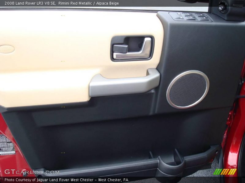 Rimini Red Metallic / Alpaca Beige 2008 Land Rover LR3 V8 SE