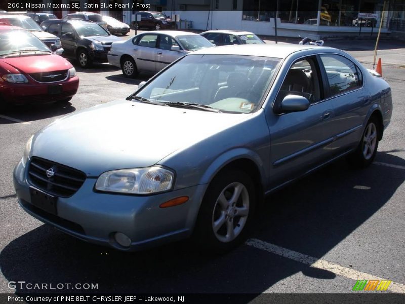 Satin Blue Pearl / Frost 2001 Nissan Maxima SE