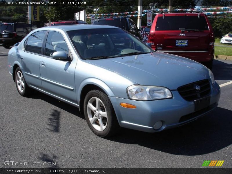 Satin Blue Pearl / Frost 2001 Nissan Maxima SE