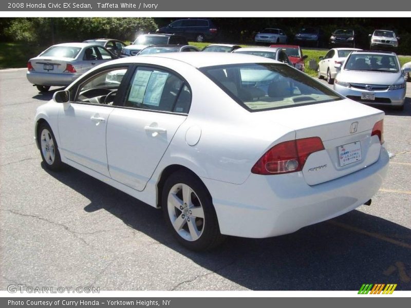 Taffeta White / Ivory 2008 Honda Civic EX Sedan