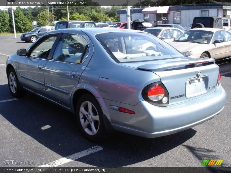 Satin Blue Pearl / Frost 2001 Nissan Maxima SE