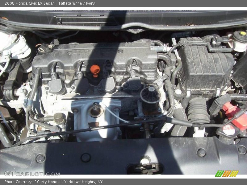 Taffeta White / Ivory 2008 Honda Civic EX Sedan