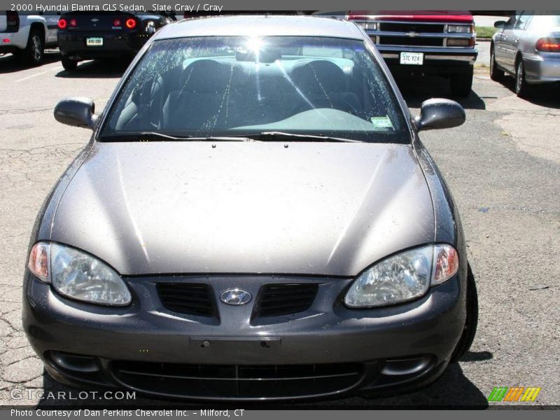 Slate Gray / Gray 2000 Hyundai Elantra GLS Sedan
