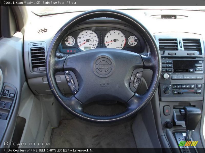 Satin Blue Pearl / Frost 2001 Nissan Maxima SE