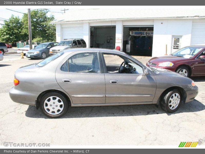 Slate Gray / Gray 2000 Hyundai Elantra GLS Sedan