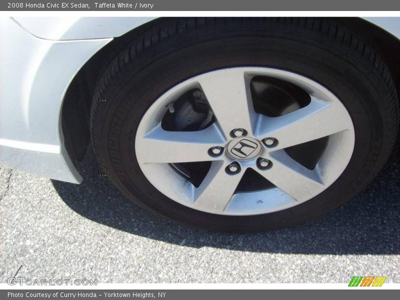 Taffeta White / Ivory 2008 Honda Civic EX Sedan