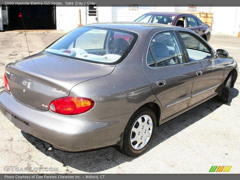 Slate Gray / Gray 2000 Hyundai Elantra GLS Sedan