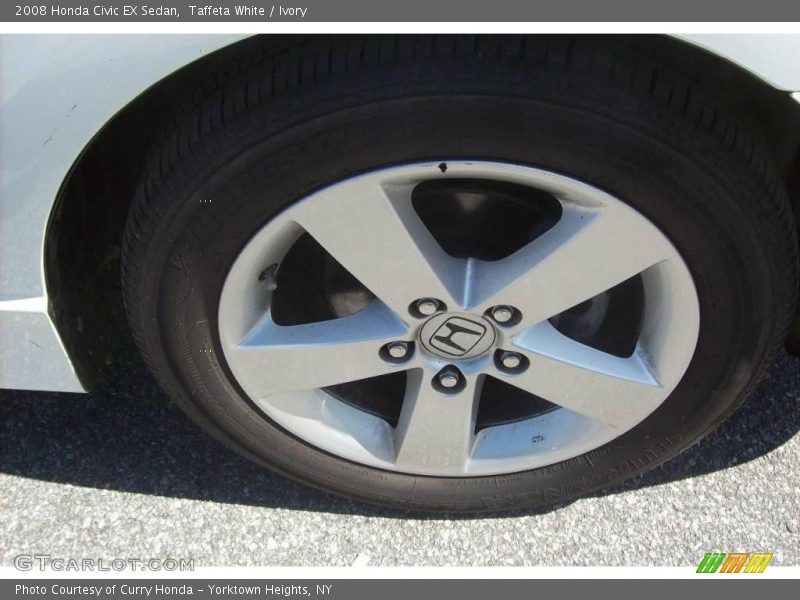 Taffeta White / Ivory 2008 Honda Civic EX Sedan
