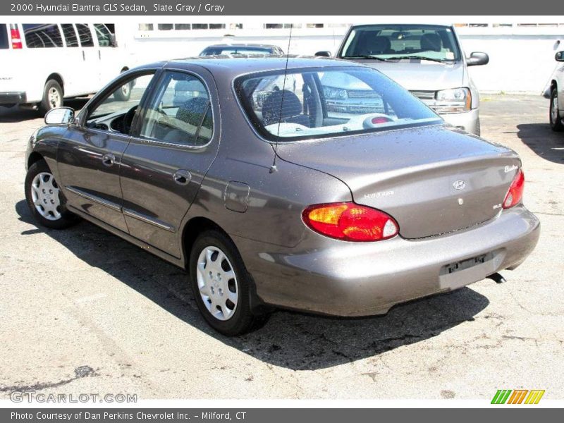 Slate Gray / Gray 2000 Hyundai Elantra GLS Sedan