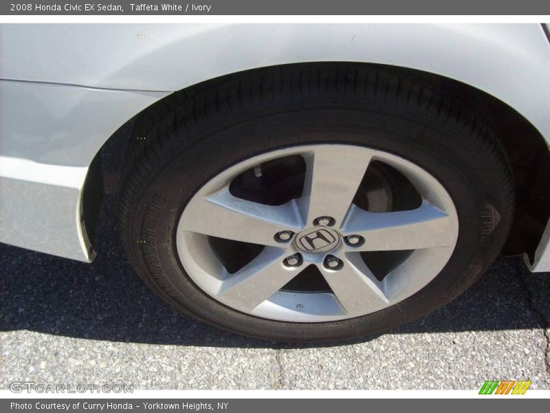 Taffeta White / Ivory 2008 Honda Civic EX Sedan