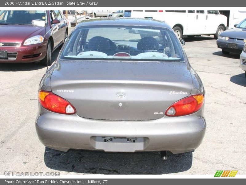 Slate Gray / Gray 2000 Hyundai Elantra GLS Sedan