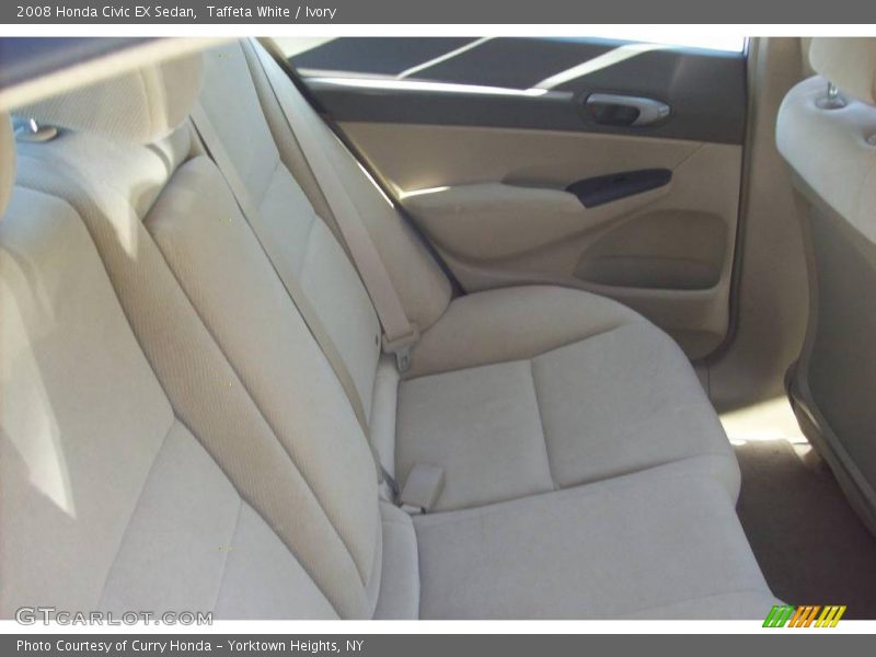 Taffeta White / Ivory 2008 Honda Civic EX Sedan