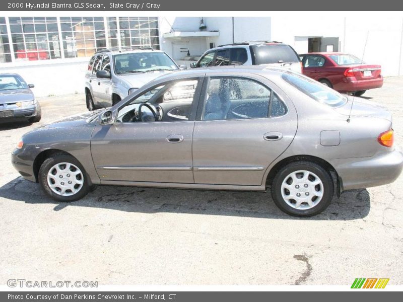 Slate Gray / Gray 2000 Hyundai Elantra GLS Sedan