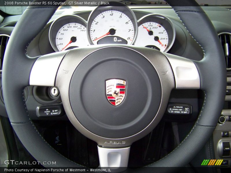GT Silver Metallic / Black 2008 Porsche Boxster RS 60 Spyder