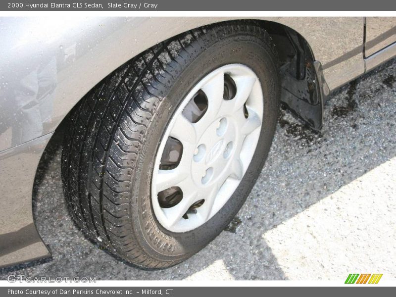 Slate Gray / Gray 2000 Hyundai Elantra GLS Sedan