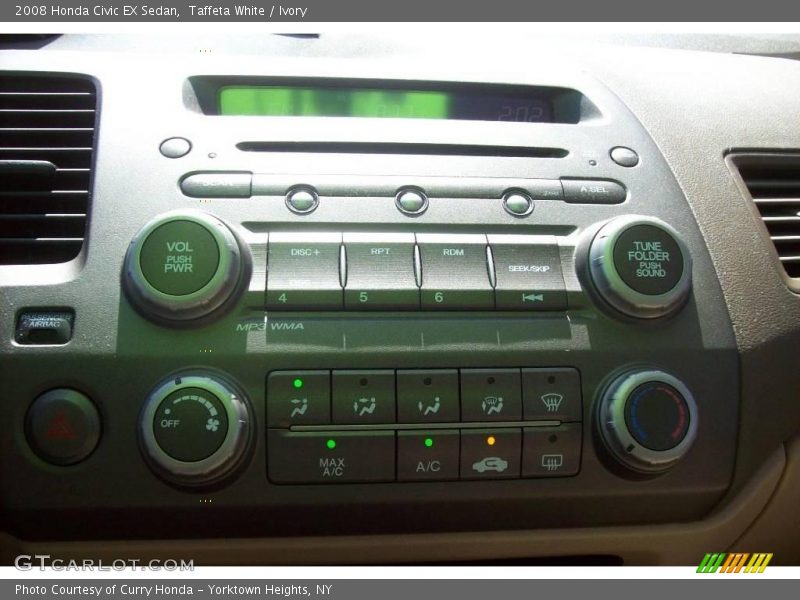Taffeta White / Ivory 2008 Honda Civic EX Sedan