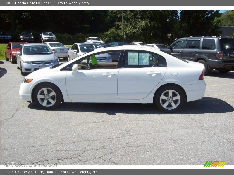 Taffeta White / Ivory 2008 Honda Civic EX Sedan