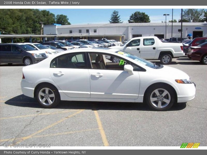 Taffeta White / Ivory 2008 Honda Civic EX Sedan