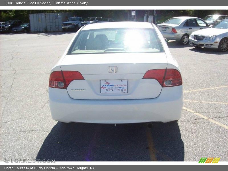 Taffeta White / Ivory 2008 Honda Civic EX Sedan