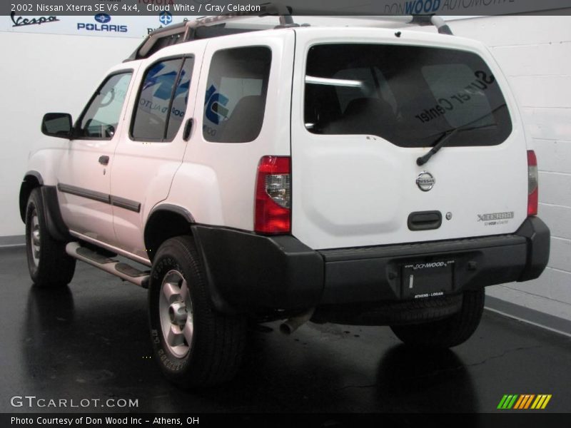 Cloud White / Gray Celadon 2002 Nissan Xterra SE V6 4x4