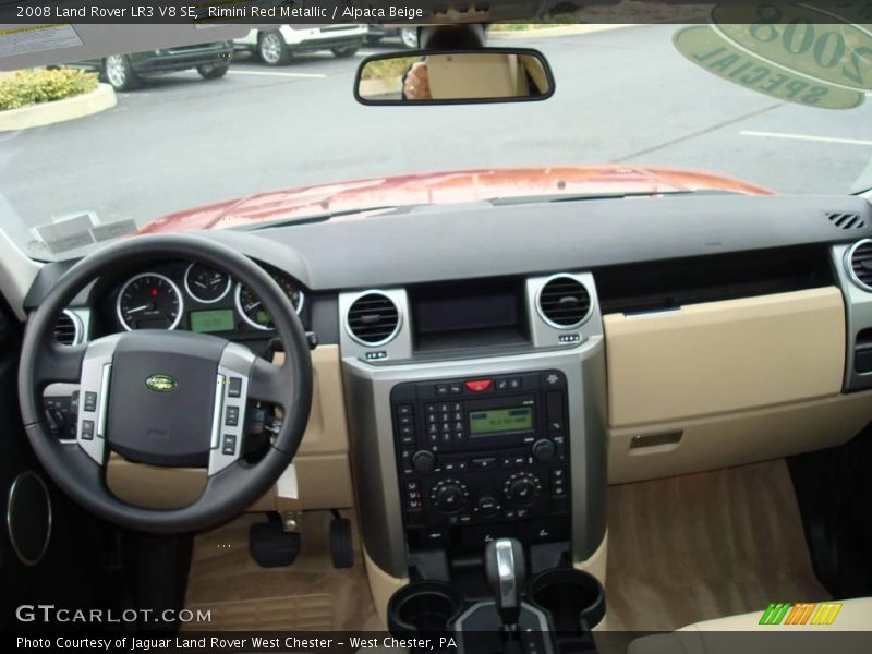 Rimini Red Metallic / Alpaca Beige 2008 Land Rover LR3 V8 SE