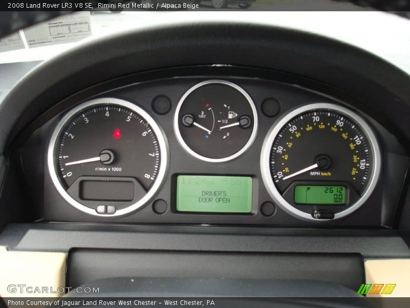 Rimini Red Metallic / Alpaca Beige 2008 Land Rover LR3 V8 SE