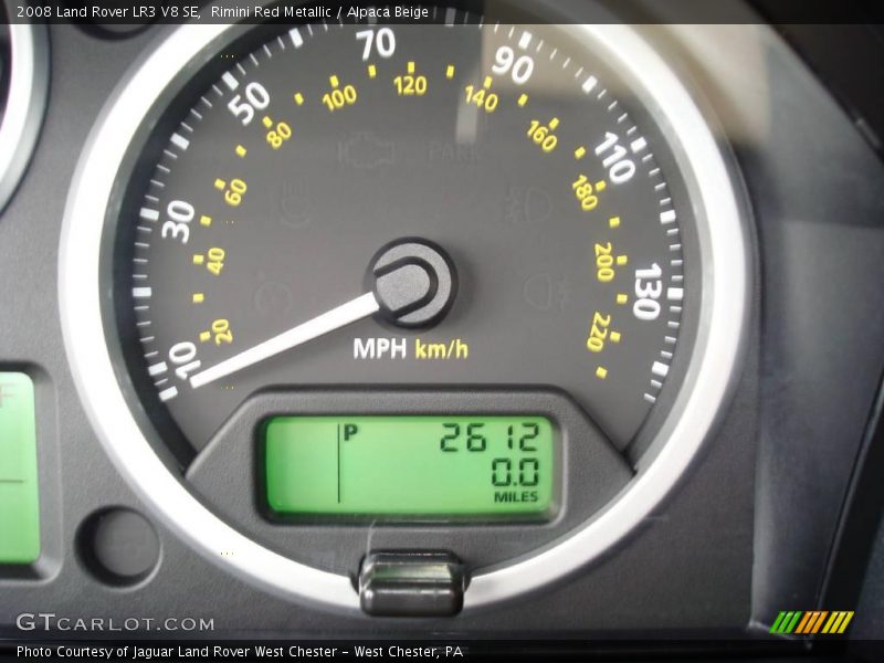 Rimini Red Metallic / Alpaca Beige 2008 Land Rover LR3 V8 SE