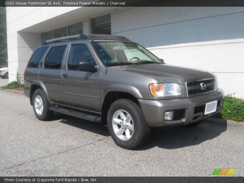 Polished Pewter Metallic / Charcoal 2003 Nissan Pathfinder SE 4x4