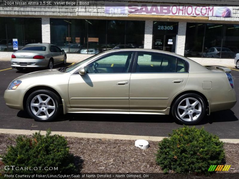 Velvet Beige / Blond 2004 Nissan Altima 3.5 SE