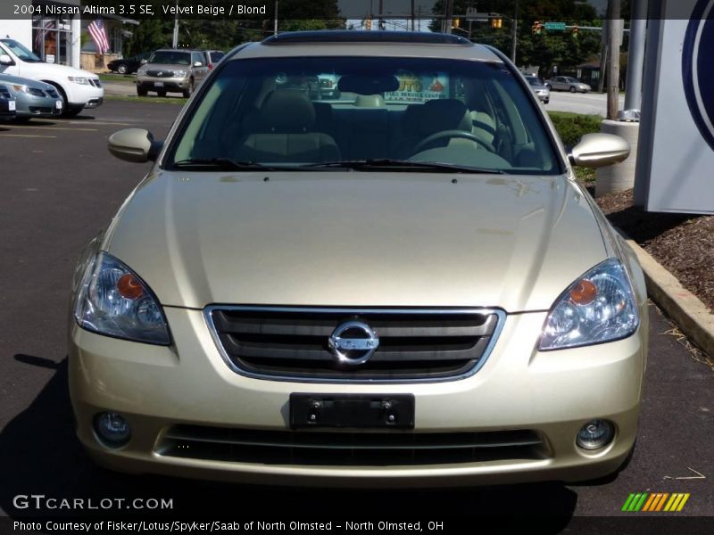 Velvet Beige / Blond 2004 Nissan Altima 3.5 SE