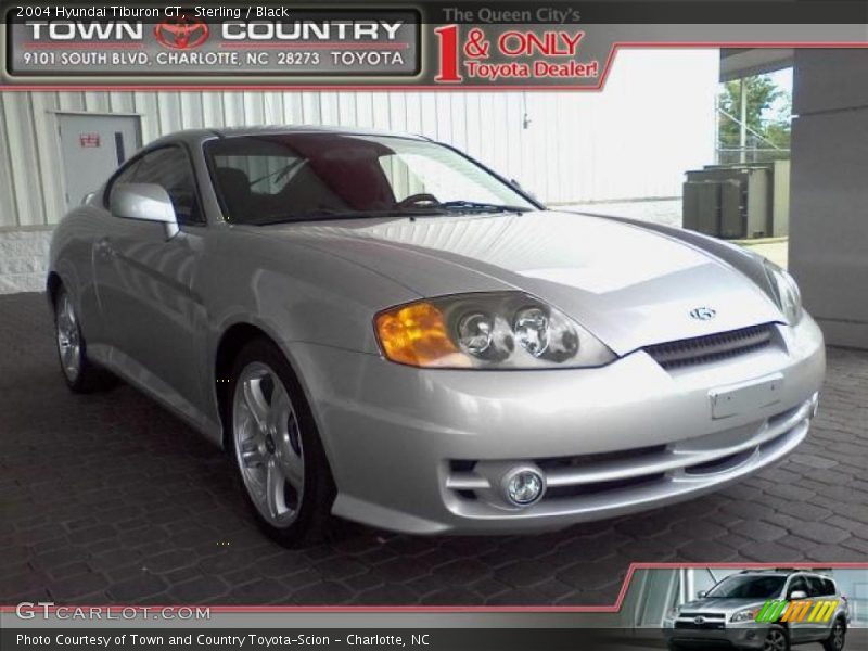Sterling / Black 2004 Hyundai Tiburon GT