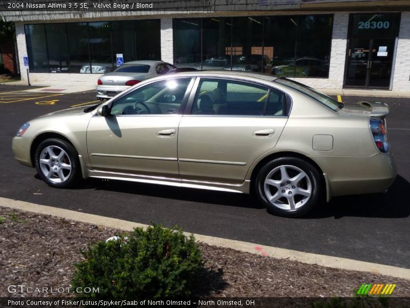 Velvet Beige / Blond 2004 Nissan Altima 3.5 SE