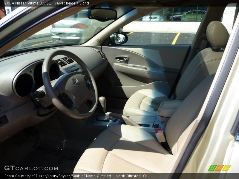 Velvet Beige / Blond 2004 Nissan Altima 3.5 SE