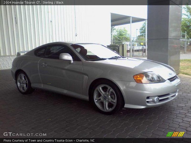 Sterling / Black 2004 Hyundai Tiburon GT