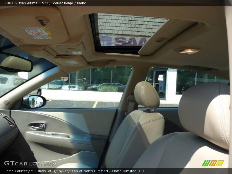 Velvet Beige / Blond 2004 Nissan Altima 3.5 SE