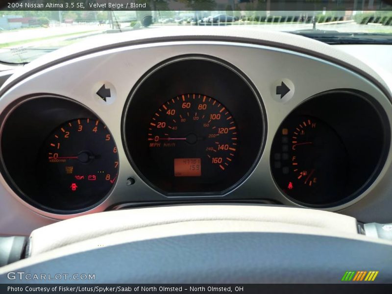 Velvet Beige / Blond 2004 Nissan Altima 3.5 SE