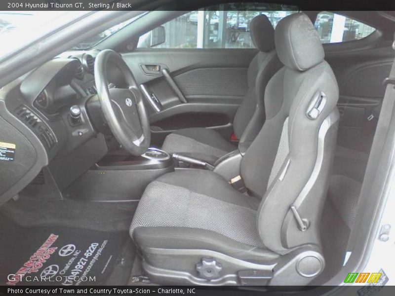 Sterling / Black 2004 Hyundai Tiburon GT