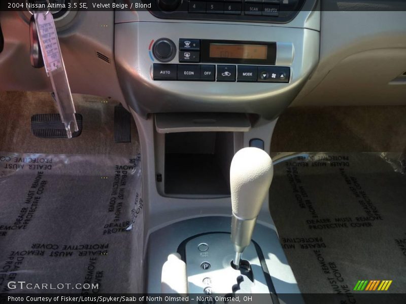 Velvet Beige / Blond 2004 Nissan Altima 3.5 SE