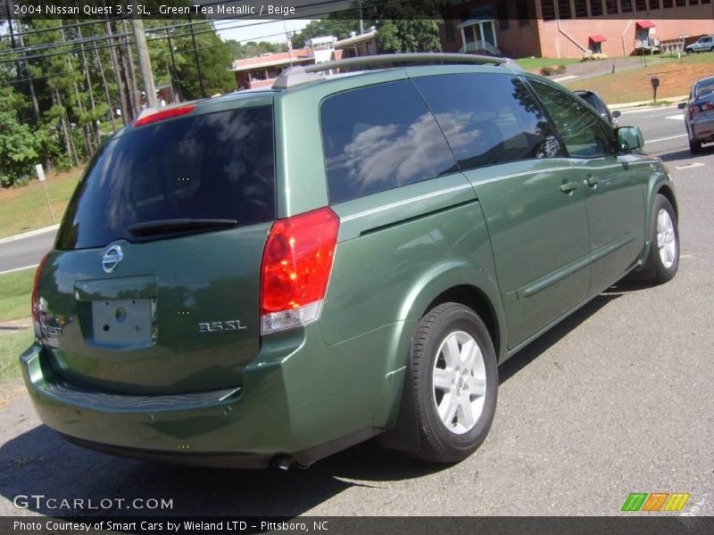 Green Tea Metallic / Beige 2004 Nissan Quest 3.5 SL