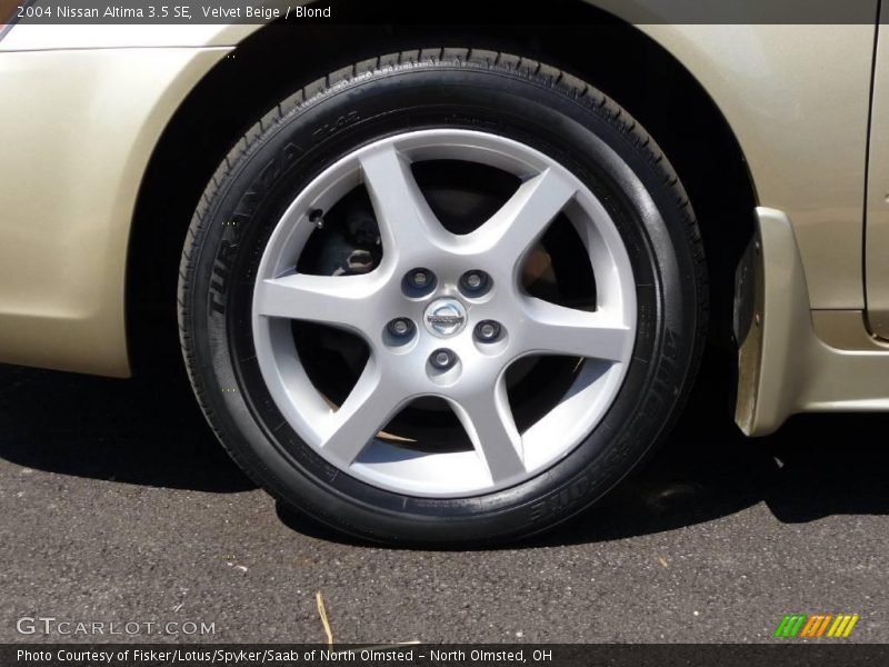 Velvet Beige / Blond 2004 Nissan Altima 3.5 SE