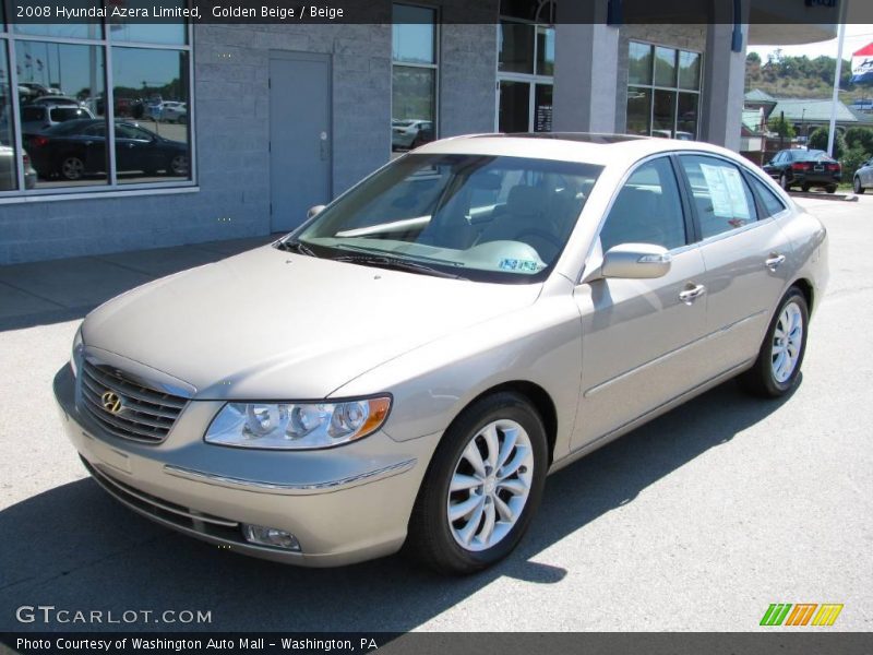 Golden Beige / Beige 2008 Hyundai Azera Limited