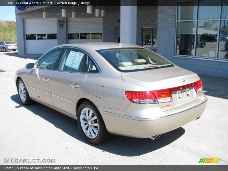 Golden Beige / Beige 2008 Hyundai Azera Limited