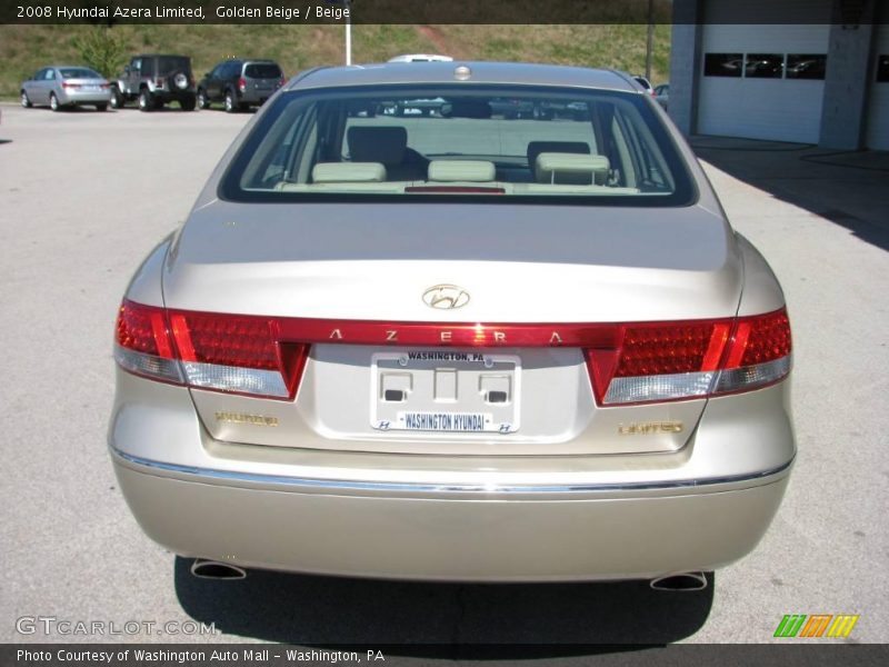 Golden Beige / Beige 2008 Hyundai Azera Limited