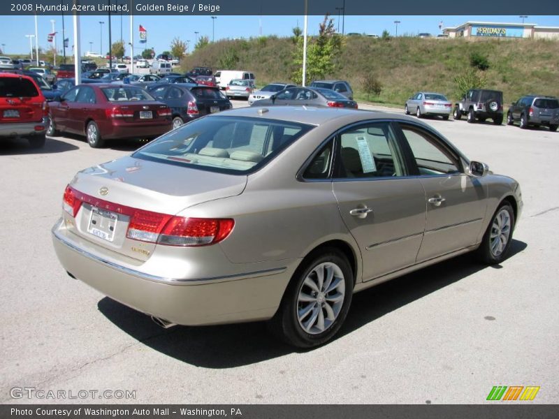 Golden Beige / Beige 2008 Hyundai Azera Limited