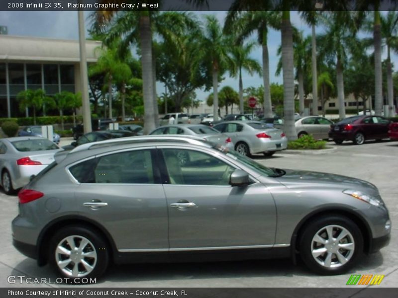Platinum Graphite Gray / Wheat 2008 Infiniti EX 35